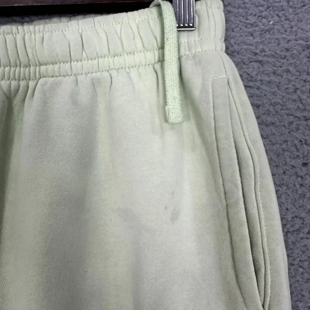 Nike Club Fleece Sweatpants Mens Small‎ Green Spellout Logo Swoosh Gorpcore